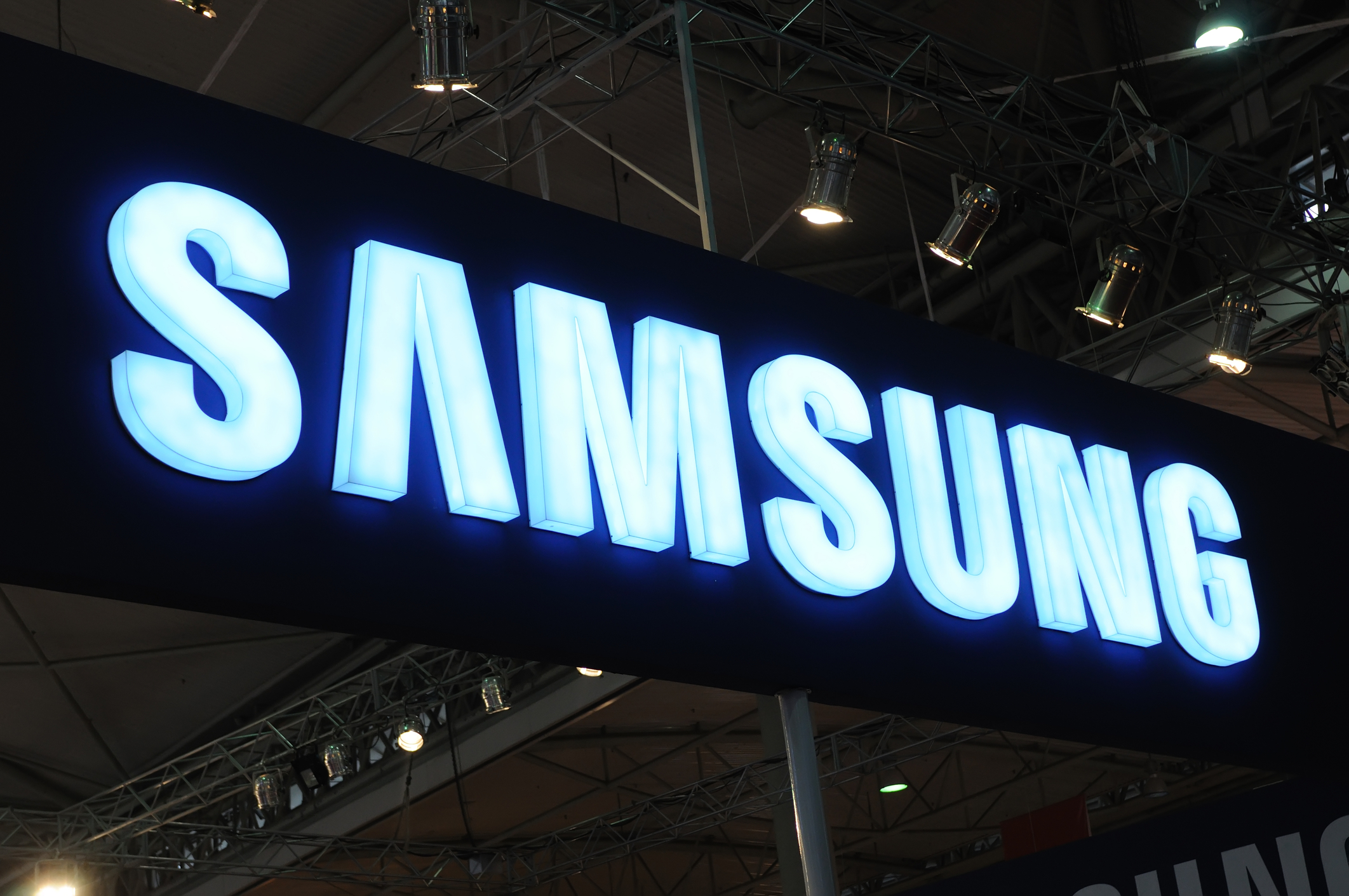 Samsung booth logo